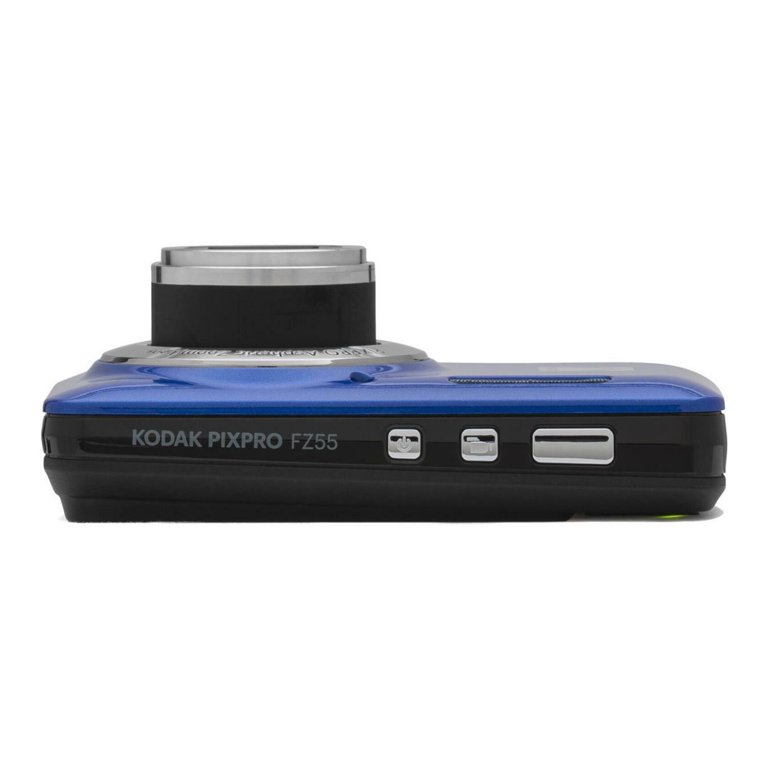 Kodak PIXPRO FZ55 Digital Camera Blue, 5x Optical Zoom, 28mm Wide