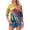 C-Gold236, variant on DHFJKG Tshirts Shirts For Women Boho Top Rainbow Print 3/4 Sleeve V Neck Loose Fit Graphic Tees Retro Bohemian Comfy Tops