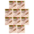 thumbnail image 2 of Ounissouiy Accesorio decorativo DIY superficie lisa accesorios de matrimonio accesorios de fiesta encaje de fiesta calcomanía de tela artesanía Blanco 9 1M 10piezas, 2 of 3