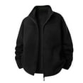 thumbnail image 6 of Men's Polar Fleece Jacket Casual Full Zip Sherpa Coat Soft Athletic Hiking Outdoor Warm Outwear with Pockets, 6 of 6