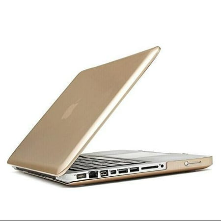 Agptek 3in1 Golden Hard Rubberized Case Keyboard Cover