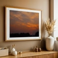 thumbnail image 5 of Red Rising Sun - Boise Idaho Photography Sunset Landscape Nature Silhouette Scenic Moody Minimalist Unframed Wall Art Print 8 x 12 inches, 5 of 7