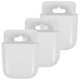 thumbnail image 2 of Hanging Wall Baskets For Storage Wall-Mounted Storage Box Small Items Organization General Users White 11.5x9x3.5cm 3Pcs, 2 of 4
