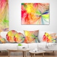 thumbnail image 4 of Designart Christmas Fireworks Colorful - Abstract Throw Pillow - 16x16, 4 of 5