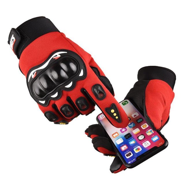 Guantes de moto transpirables con dedos cerrados, guantes de carreras para deportes al aire libre, Crossbike, equitación, guantes de motocicleta para hombres