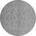 thumbnail image 1 of Ahgly Company Indoor Round Oriental Gray Traditional Area Rugs, 4' Round, 1 of 4