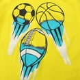 thumbnail image 3 of HILEELANG 2-7T Toddler Little Boys 3-Pack T-Shirts Sports Animal Truck Graphic 100% Cotton Short Sleeve Summer Tees Yellow Orange Blue 2T 3T 4T 5T 6T 7T, 3 of 5