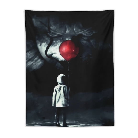 Pennywise Tapestry Wall Hanging, Elegant Wall Hanging Tapestries Wall Art for Bedroom Decor, Outdoor, Parties 30"x40"