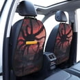 thumbnail image 3 of Easygdp Giant Monster Over City Car Kick Mat Seat Cover 2 Pcs Anti-Kick Pockets Storage Mat Back Seat Cover Car Seat Protector, 3 of 8
