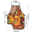 thumbnail image 2 of Easygdp Autumn Bouquet Pumpkin For Thanksgiving Apron Waterdrop Resistant with 2 Pockets,Oil Resistant Cooking Kitchen Chef Apron for Women Men, 2 of 7