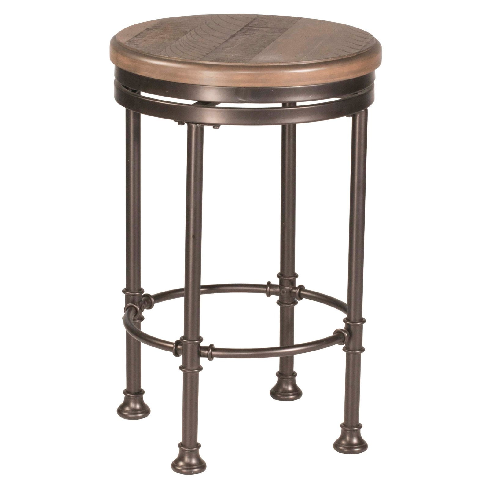 Hillsdale Furniture Casselberry Swivel Backless Round Counter Stool - Walmart.com - Walmart.com