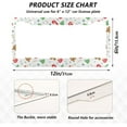 thumbnail image 3 of Cartoon Christmas License Plate Frame - 2 Pack Universal Stainless Steel License Plate Holder with Screws & Chrome Caps, 2 Holes Car License Plate Cover for US Vehicles Home Decor, 3 of 7