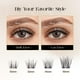 thumbnail image 4 of Eyelash Clusters BEFER Lash, 120 unidades, rizo 3D, 10-16 mm, Vigor ZE02, 4 of 6