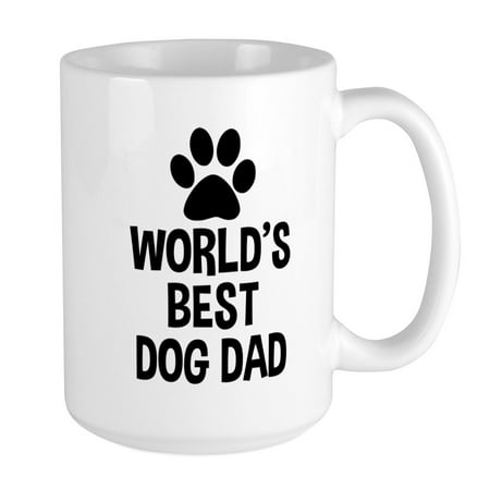 

CafePress - World s Best Dog Dad 11 Oz Ceramic Mug - 15 oz Ceramic Large Mug