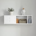 thumbnail image 4 of SoBuy Armoire Murale Étagère Murale Armoire de Rangement Murale FHK18-W, 4 of 8