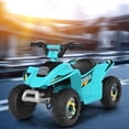 thumbnail image 4 of Patiojoy 6V Kids Mini Electric Quad ATV Battery Powered Toddler Ride On Toy Blue, 4 of 7