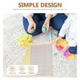 thumbnail image 5 of 2 Pcs Miniature Dollhouse Floor Accessories Flooring Paper Stickers for Doll Furniture Decoration, 5 of 6