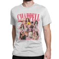 thumbnail image 1 of Camisetas para hombre y mujer, camiseta de algodón de princesa del Medio Oeste de los 90, camiseta de Chappell Roan, ropa de cuello redondo, idea de regalo, 1 of 7