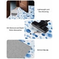 thumbnail image 5 of Polka Dot Theme Front Door Mat Watercolor Gradient Navy Blue Welcome Doormat Indoor Outdoor Entrance Floor Mat Non-Slip Washable Runner Rug for Front Porch Decor 18x60 Inch, 5 of 6