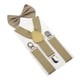 thumbnail image 4 of Conjunto de Tirantes Y pajarita Yuyangstore para niños, Tirantes ajustables en Y, caqui, 4 of 8