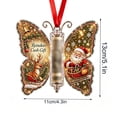 thumbnail image 6 of Clearance Christmas Cash Gift Butterfly Shaped Ornament, Unique Christmas Tree Money Holder Decor, Secret Santa Gift & Festive Party Favor, 6 of 8
