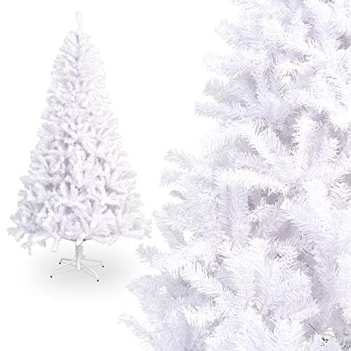 Details about / Artificial Christmas Tree Imperial Pine White Xmas Decorations Home Decor 7ft