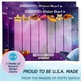 thumbnail image 3 of Potty Watch Training Sticker Chart - Potty Training with 4-Weekly Space Themed Charts & 144 Stickers - Easy to Peel Stickers for Kids - Reward Their Efforts, Fosters Fun & Independence, 3 of 5
