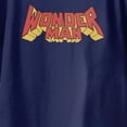 thumbnail image 3 of Marvel Comics Wonder Man Block Letter Header Youth T Shirt (Navy, XS-XL), 3 of 4