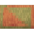 thumbnail image 1 of Ahgly Company Indoor Rectangle Abstract Brown Contemporary Area Rugs, 5' x 7', 1 of 4