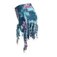 thumbnail image 4 of Lovelywholesale Tie-dye Tassel Design Denim Shorts, 4 of 4