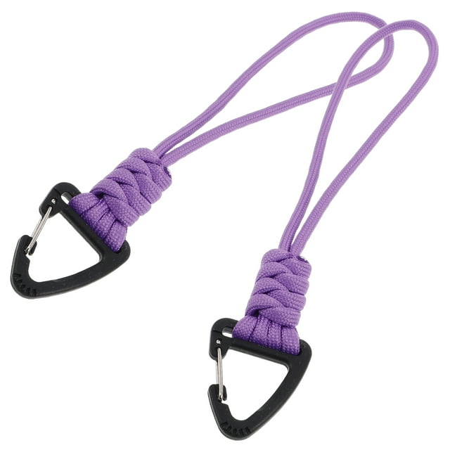 BRIGHTFUFU 2Ud Llavero Colgante Paracord Para Con Mosquetón Y Para Botella