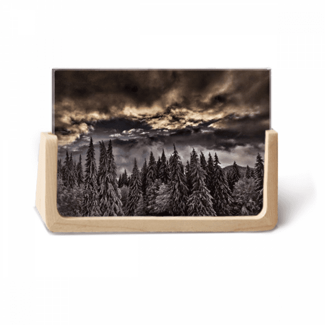 White Pine Sky Dark Sky Art Deco Fashion Photo Wooden Photo Frame Tabletop Display