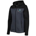 thumbnail image 2 of Women's Antigua Black/Gray San Jose Sharks Protect Full-Zip Jacket, 2 of 4