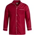 thumbnail image 4 of Ten West Apparel Men’s Pajamas Set - Long Sleeve Button Down Sleep Shirt and Pajama Bottoms Sleepwear Set, Size XX-Large, Red, 4 of 6