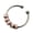 Light Pink, variant on Open Ring Adjustable Fine Workmanship Anxiety Relief with Enamel Bead Opening Decoration Accessory Unisex Stacking Spinning Ring for Daily Wear