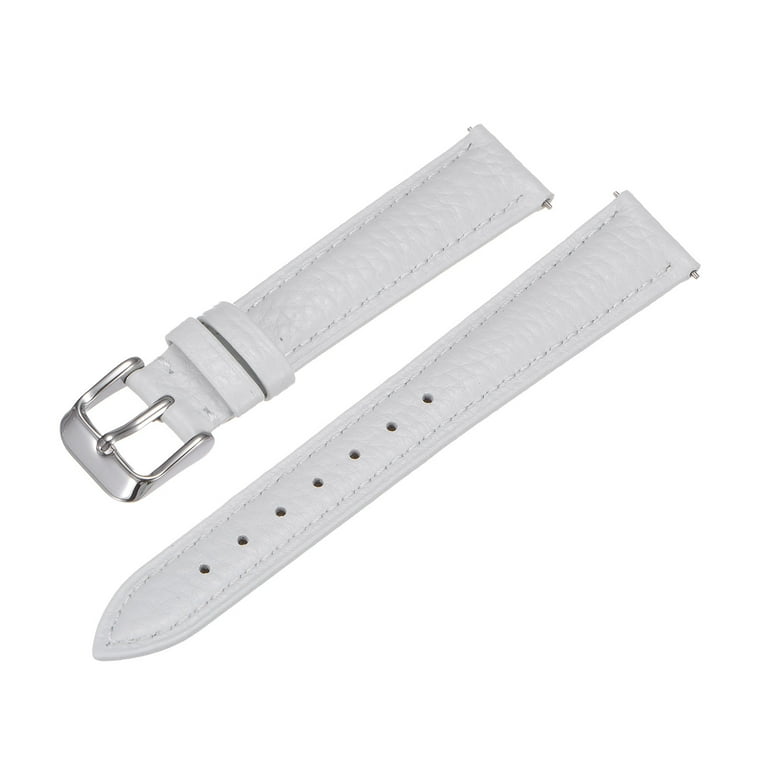Uxcell Genuine Leather Watch Bands 16mm Flat Quick Replacement
