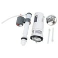 thumbnail image 1 of Toilet Tank Kits Cistern Toilet Fill Parts Water Drain Flush Valve Button Set Repair Fittings Plastic Stainless Steel, 1 of 10
