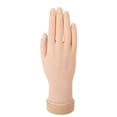 thumbnail image 1 of Nail Art Practice Hand Model Flexible Movable Soft Model Hands Training Model Manicure Tool, 1 of 7