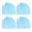 4pcs Blue, variant on Jnismy 4Pcs Toe Separator Orthopedic Bunion Toe Spacers Ball of Foot Cushions Reusable Foot Alignment Toe Spacer Straightener for Men Women