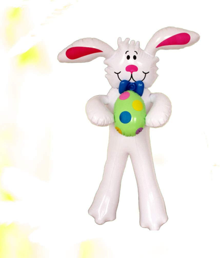 3 PACK  24" Inflatable Easter Bunny Rabbit Party Decoration Birthdays Carnivals 