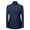 Dark Blue, variant on New Casual Men Solid Matching Breasted Slim Middle-aged Suit Long Sleeve Hoodless Casual Outwear Jackets