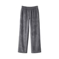 thumbnail image 5 of Axiiglly Flannel Pajama Pants for Women, Cute Printed Elastic Waist Wide Leg Pajama Pants with Pockets, Plus Size Loose Comfy Lounger Sleepwear Trousers, 5 of 7