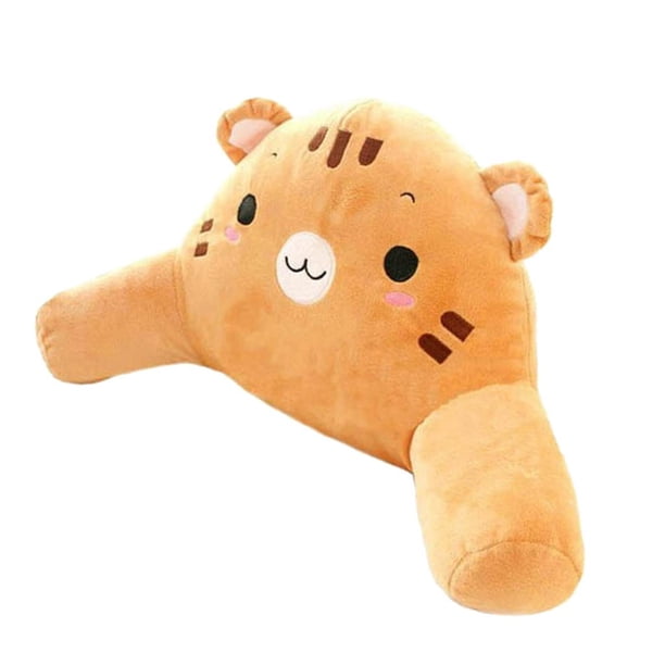 Almohada Portátil Soporte Para La Espalda Suave Soporte Para El Cuello Apoyo Para El Cuello Reposacabezas 2 Cat Soledad Almohada linda de la historieta