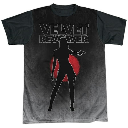 Velvet Revolver Contraband Sub Officially Licensed Black Back Sublimation Adult T