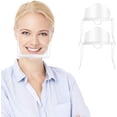 thumbnail image 1 of Visera protectora de 10 piezas, visera protectora transparente antivaho y antisalpicaduras de aceite, protector facial Universal, 1 of 6