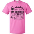 thumbnail image 3 of Inktastic Dear Santa, My Brother Did It Funny Christmas T-Shirt, 3 of 5