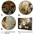 thumbnail image 3 of Designart "Lion composition Of Nature I" Animals Canvas Print, 3 of 5