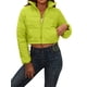 thumbnail image 1 of VISgogo, chaqueta corta para mujer, chaquetas de plumón de Color sólido a la moda, abrigo acolchado recortado, abrigo cálido de invierno VISgogo moda, 1 of 6