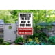 thumbnail image 2 of Metal No Trespassing Signs Private Property Funny Posted Signs No Trespassing For Home Yard Garden Door Wall Metal Sign, 2 of 8