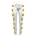 thumbnail image 5 of B91xZ Women's Plus Size Jegging High Rise Ankle Knit Leggings,White S, 5 of 5